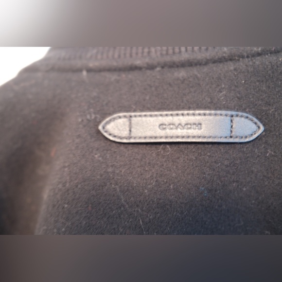 Coach leather wool bomber jacket - Picture 8 of 8